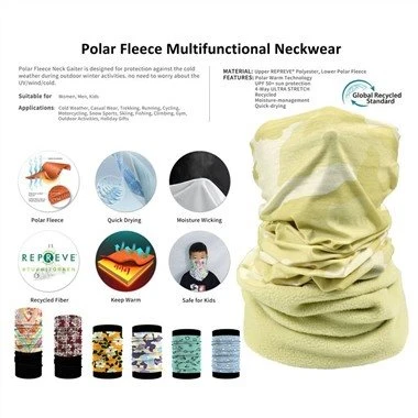 Polaina de pescoço de lã de inverno personalizada
