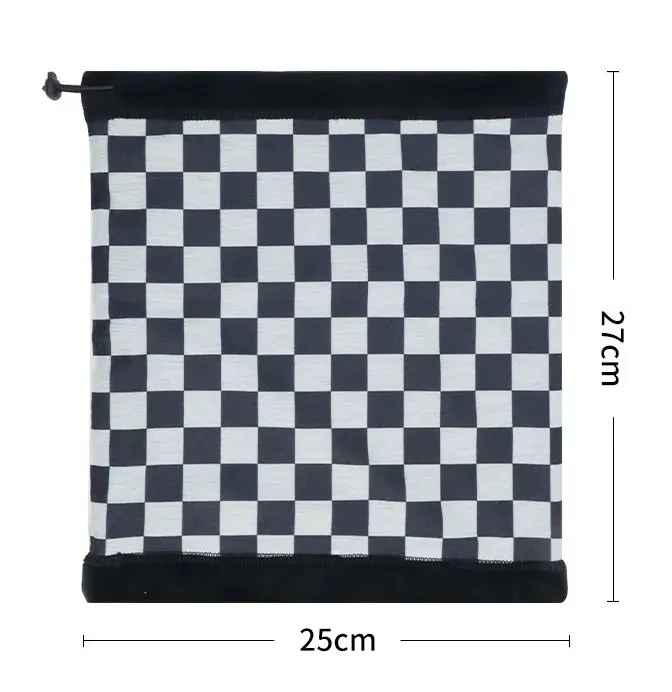 Light Printed Polar Fleece Neck Bandana 002