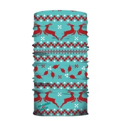 Joyful Christmas Reindeer Polyester Bandana