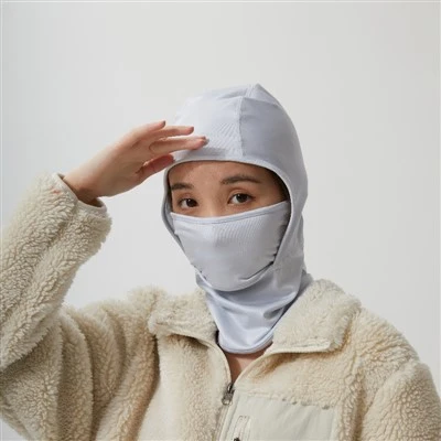 Balaclava de seda de leite respirável suave