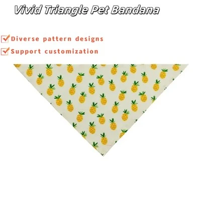 Triângulo vívido Pet Bandana